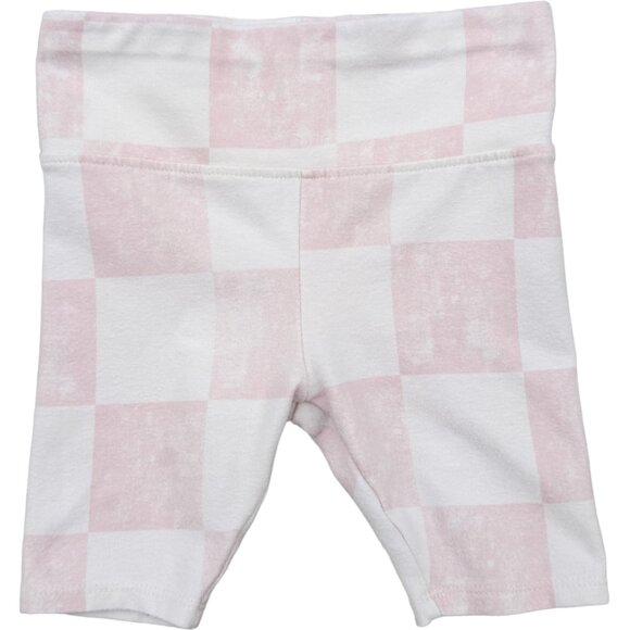 Grayson Mini Pink Check Bike Shorts Baby Girl 2T - Picture 1 of 3
